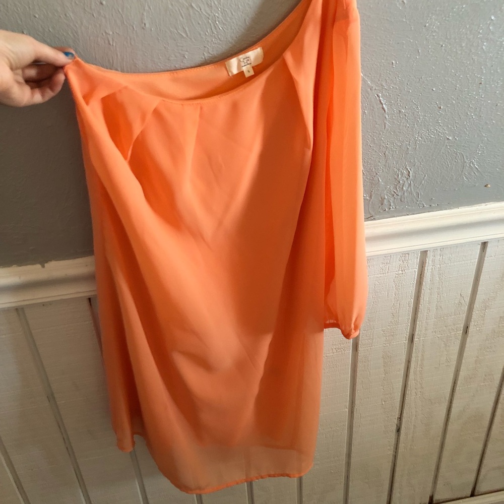 Caroline Hill one shoulder dress